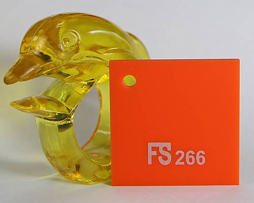 Tấm mica màu cam FS266