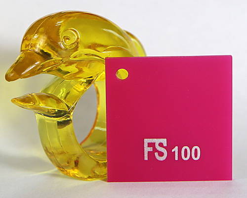 Tấm mica màu hồng FS100