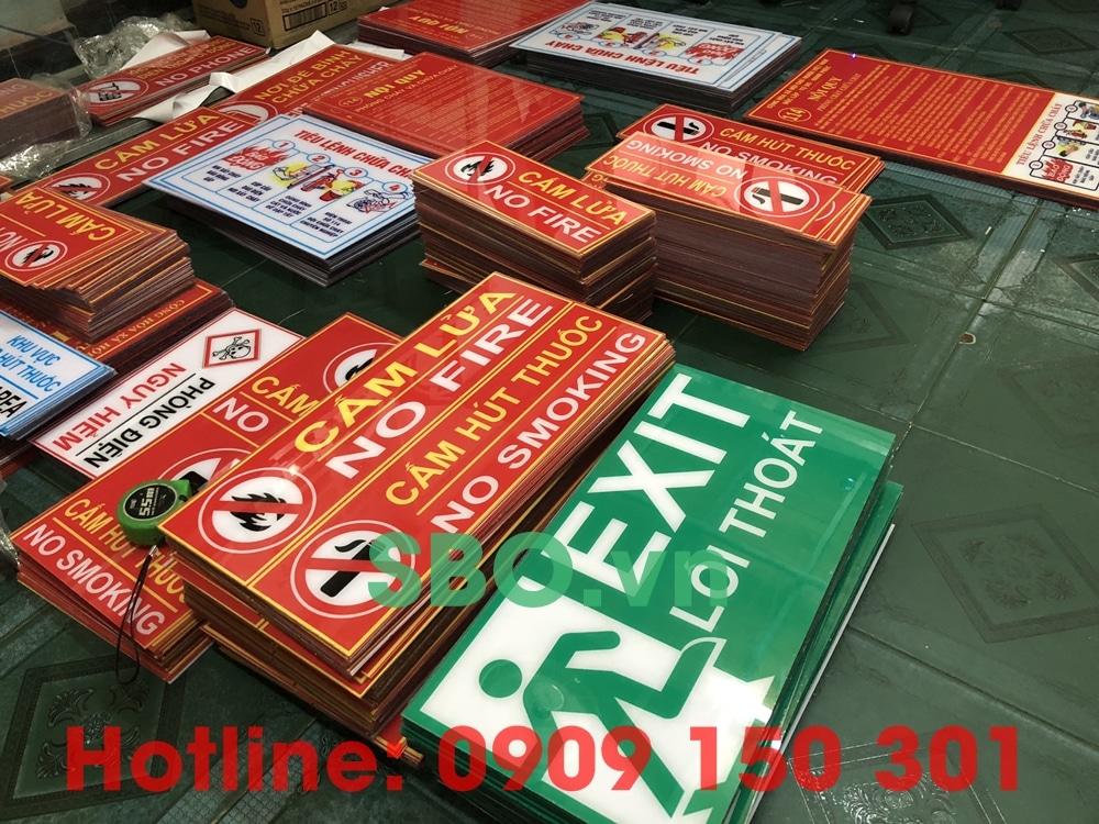 bảng cấm hút thuốc pccc mica