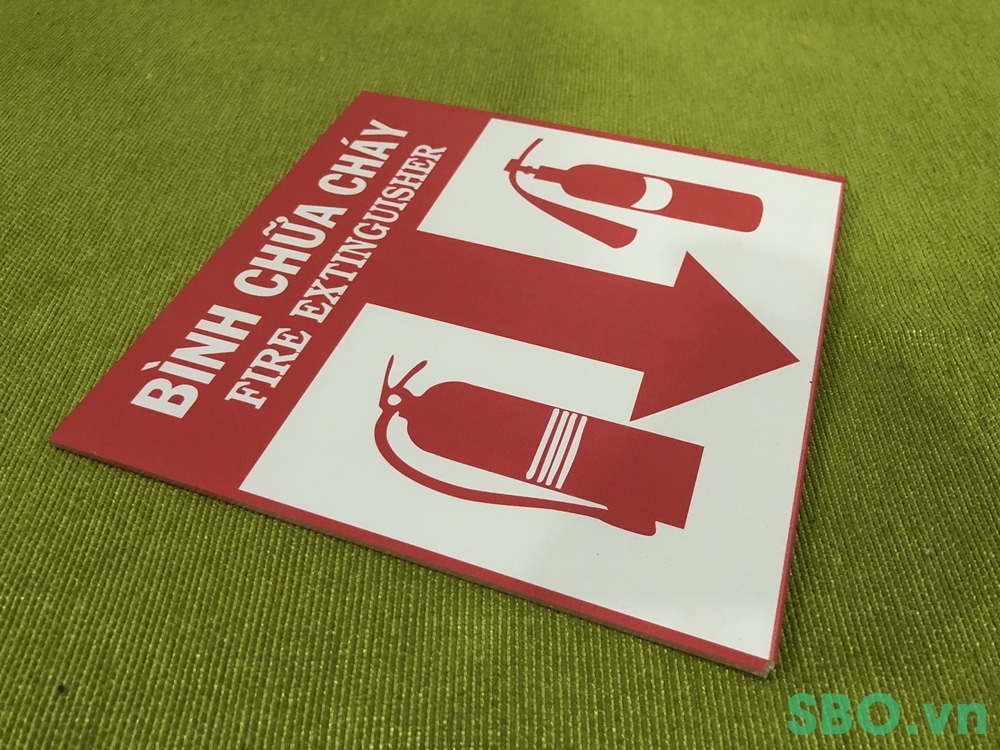 bảng chỉ dẫn vị trí đặt thiết bị pccc mica