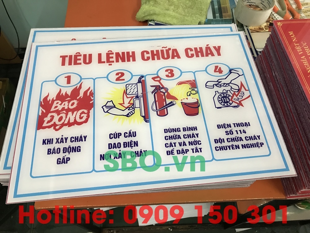 bảng tiêu lệnh pccc mica