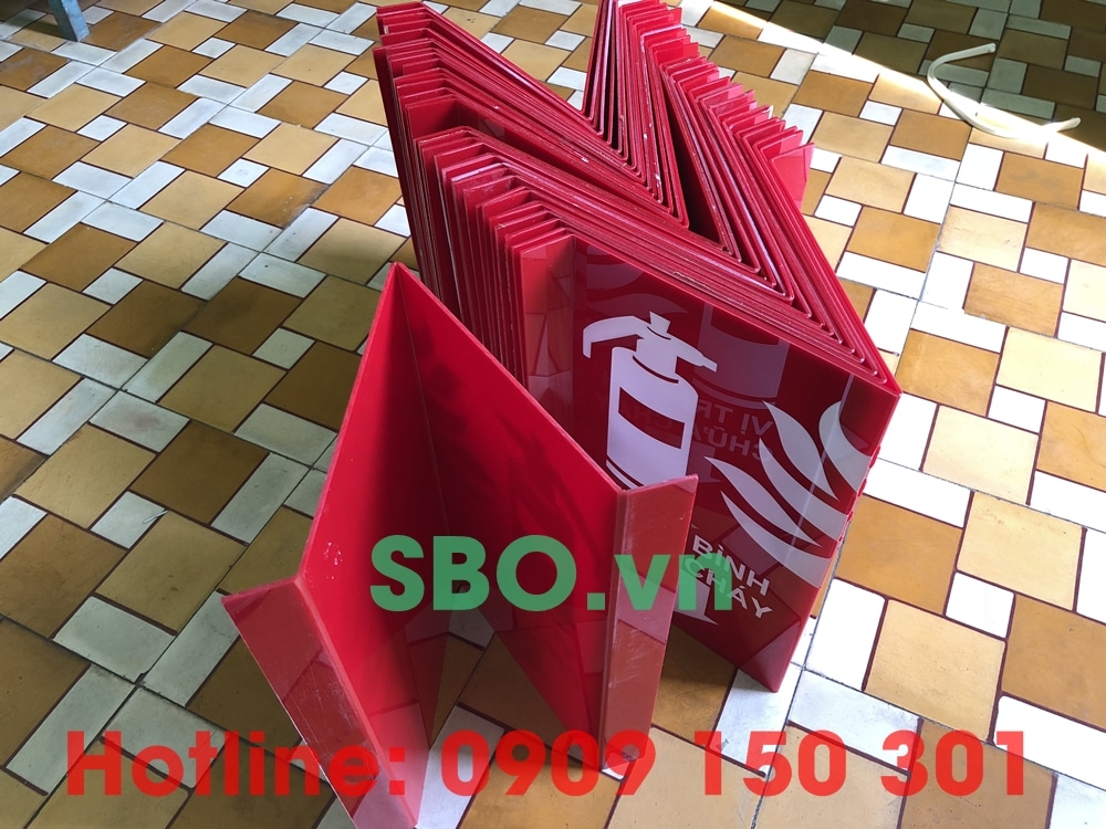 bảng vị trí lắp đặt thiết bị cứu hỏa