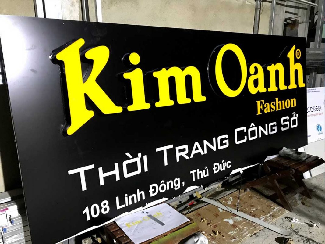 Bảng hiệu quảng cáo shop thời trang