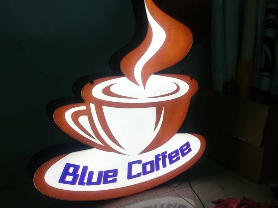 bảng hiệu quán cà phê đẹp TPHCM