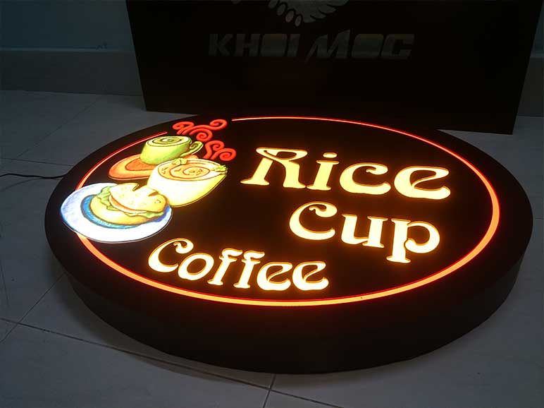 Bảng hiệu quán cafe mini