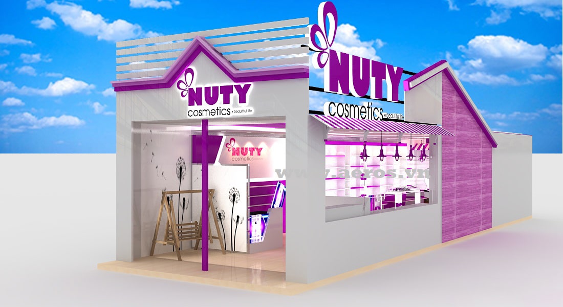 Bảng hiệu đẹp dành riêng cho cửa hàng mỹ phẩm