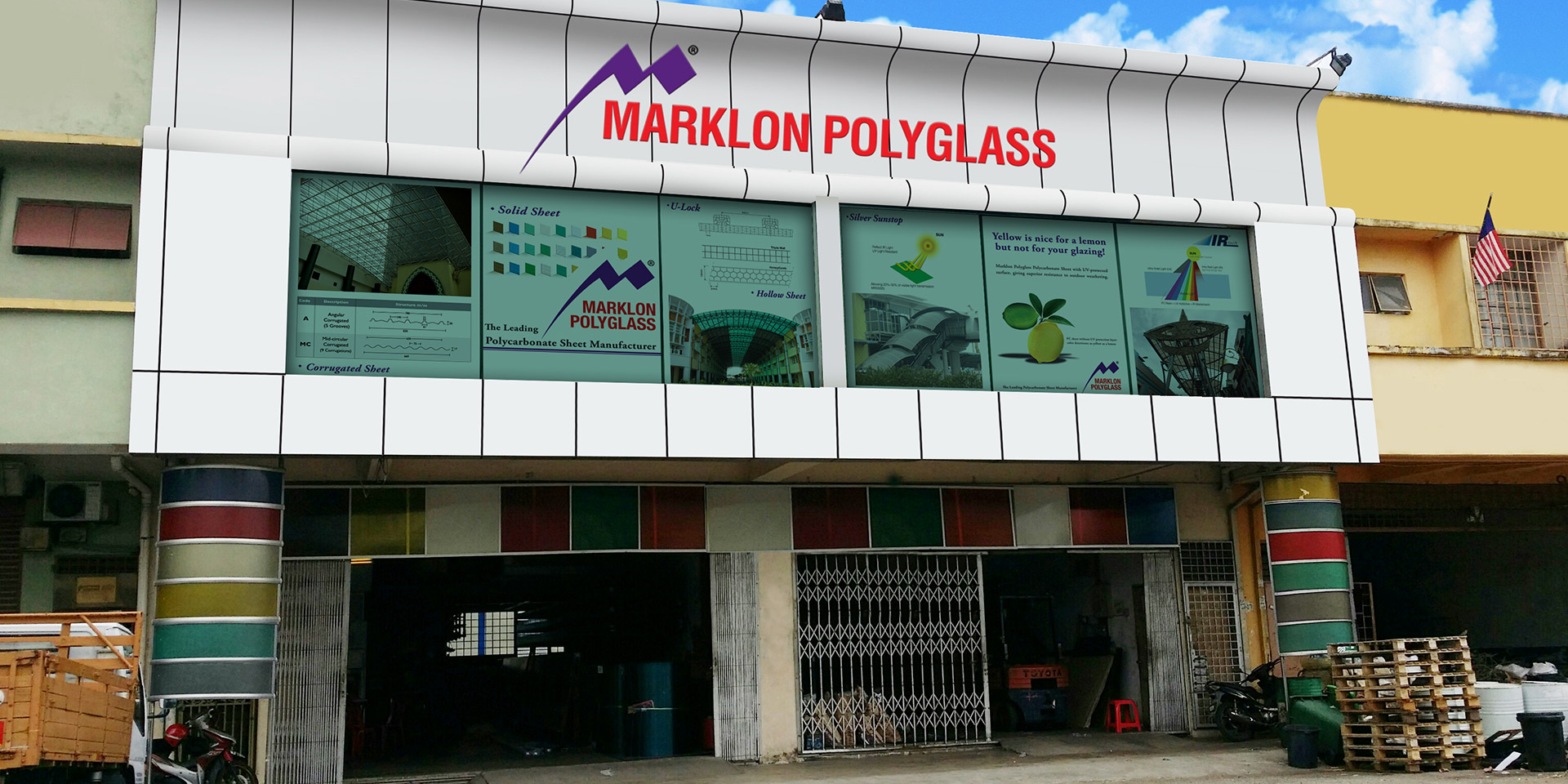 tấm lợp lấy sáng polycarbonate malaysia