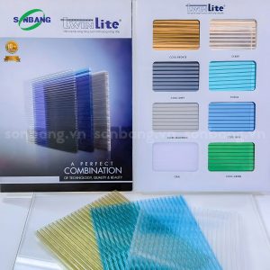 tấm polycarbonate rỗng Twinlite