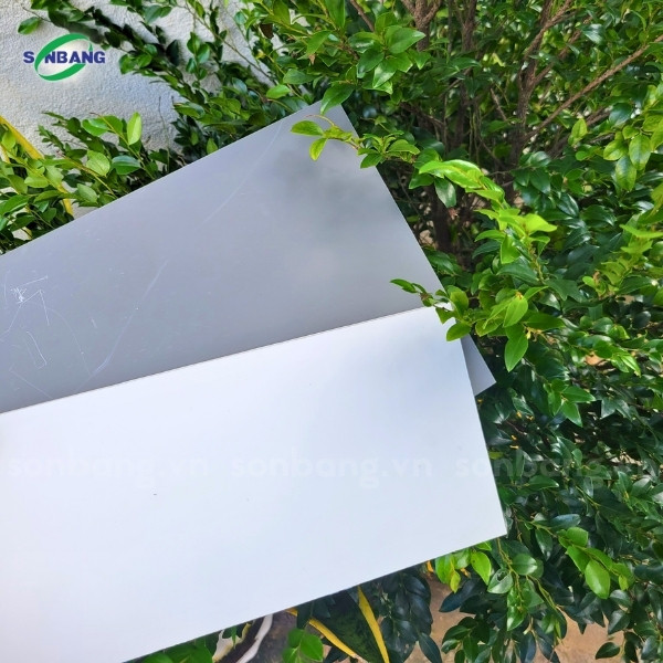 tam nhua pvc ky thuat 1 Tấm nhựa PVC kỹ thuật màu trắng, màu xám