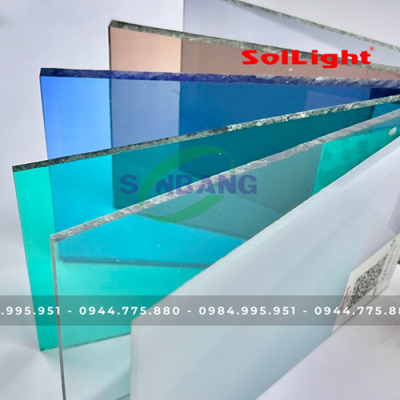 Tấm Polycarbonate SolLight cao cấp