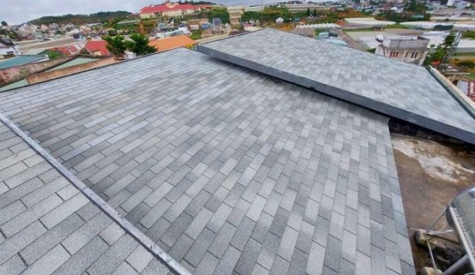 Ngoi bitum phu da cao cap bang gia tam lop bitum Tấm lợp phủ đá Bitum có khả năng chống nóng, cách âm tốt