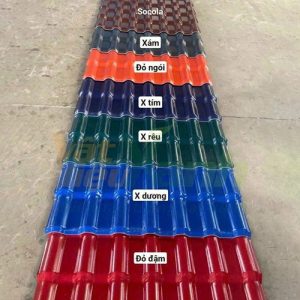 bảng màu tôn giả ngói cao cấp chống ồn kháng hóa chất