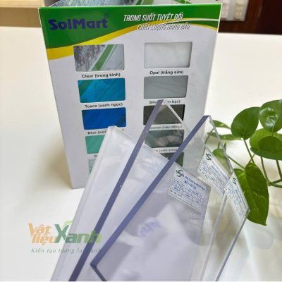 tấm polycarbonate đặc 8mm Solmart Sơn Băng