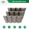 Tấm lam sóng nhựa nano vân gỗ 4 sóng ốp tường, ốp trần SOL-13