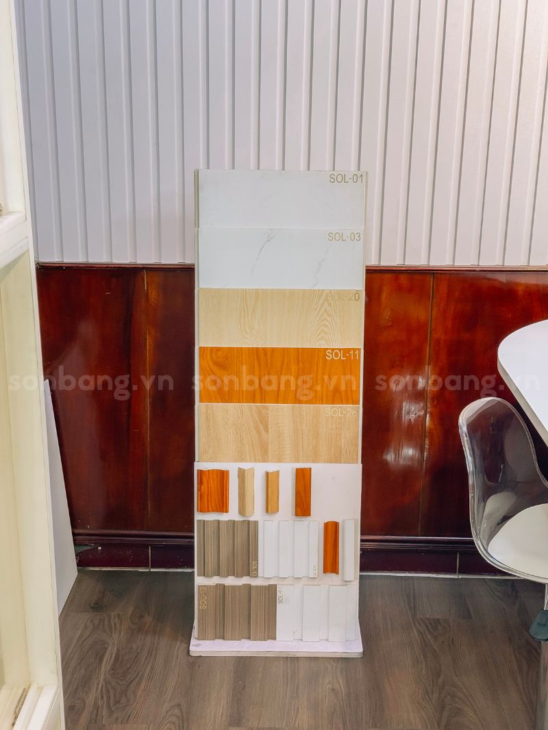 Tấm ốp nano đa dạng màu sắc, mẫu mã phù hợp cho nhiều kiểu phong cách sống