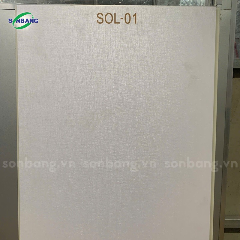 Tấm ốp tường nano phẳng vân hoa văn SOL-01