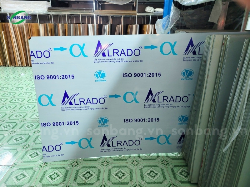 Tấm nhôm ốp tường Alrado giá rẻ tại Sơn Băng