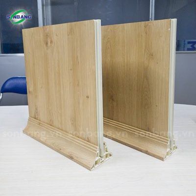 Tấm nhựa làm vách ngăn nano vân gỗ