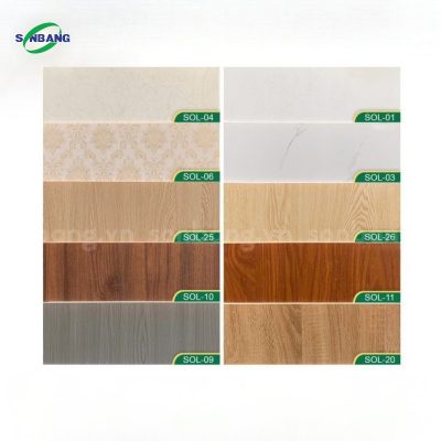 Bảng màu và hoa văn của vách ngăn nhựa nano