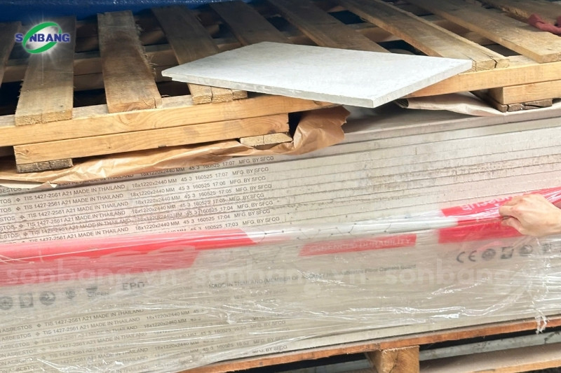 Tấm xi măng nhẹ Cemboard sẵn kho tại Sơn Băng