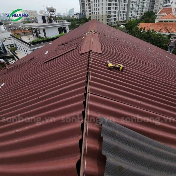 onduline tile 3d 5 Tôn giả ngói Onduline Tile 3D chống thấm cho mái nhà