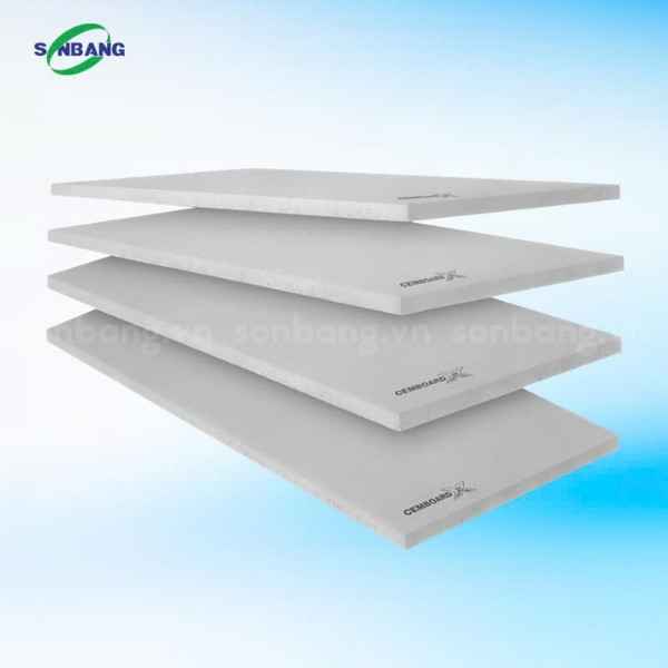 Tấm xi măng sợi X2 màu xám ghi