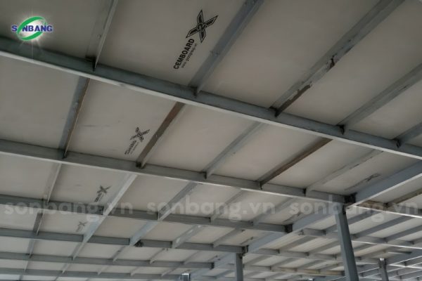 Làm sàn gác lửng bằng tấm Cemboard X2
