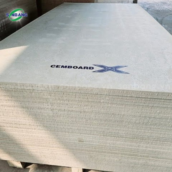 Bề mặt tấm Cemboard X2 nhám, đậm màu