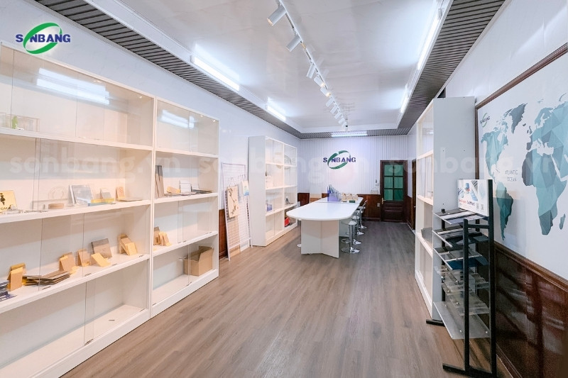 Văn phòng Sơn Băng được cải tạo bằng nội thất từ tấm PVC Foam