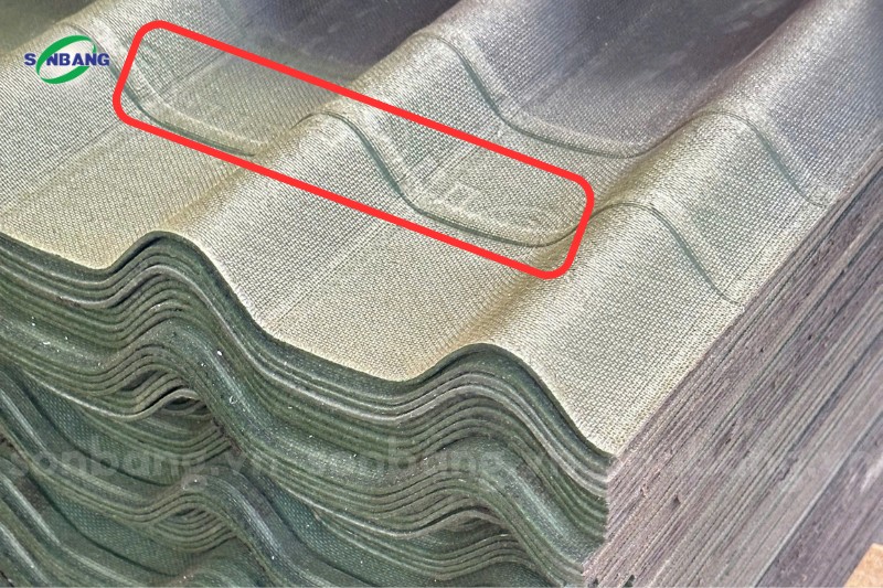 phan biet ton onduline that gia 2 Dòng chữ Onduline được dập nổi trên sản phẩm chính hãng