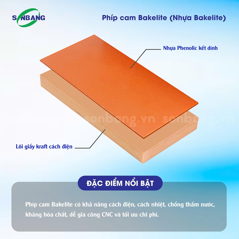 Tấm phíp cam Bakelite tiết kiệm chi phí