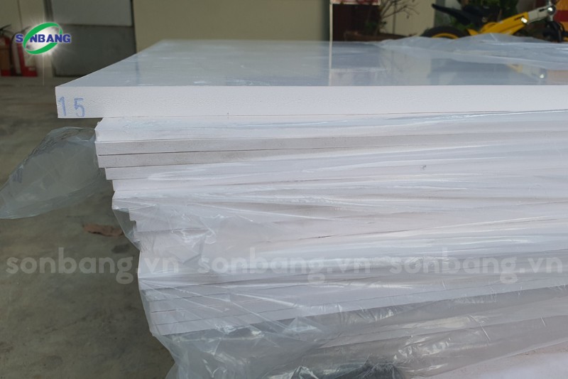 tam pvc foam thuong hieu sbp 6 Tấm PVC Foam màu trắng đa dạng độ dày