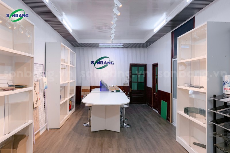 tam pvc foam thuong hieu sbp 7 Nội thất làm bằng tấm PVC Foam SBP tại văn phòng Sơn Băng