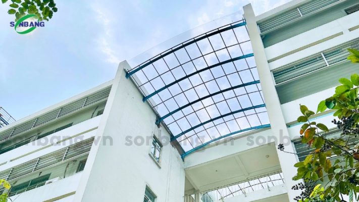 y tuong thiet ke mai che polycarbonate 0