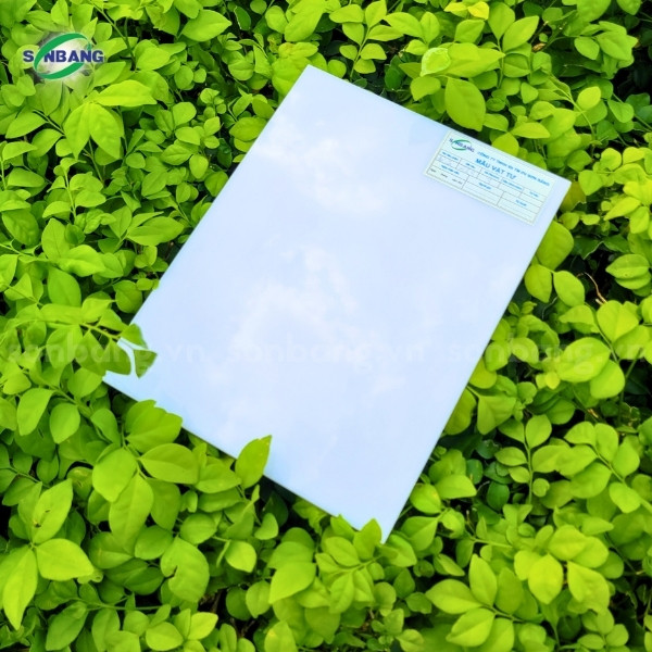 tam mica trang dai loan 2 Tấm mica trắng Đài Loan sáng bóng